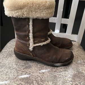 UGG Women's Dark Brown Sheepskin Boots